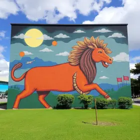 Centro de Cultura Ordovás mural