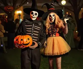 fantasias de Halloween em dupla