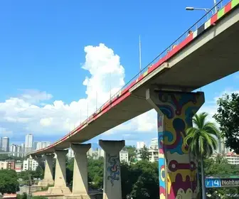 modernização do viaduto em Manaus